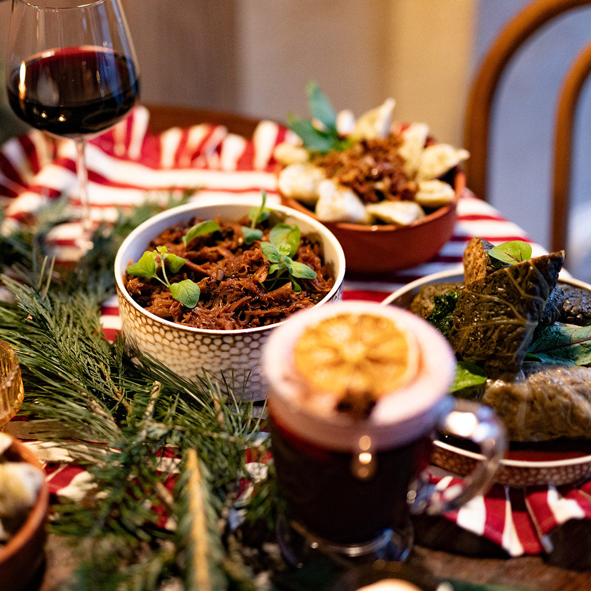 Pęczotto z dynią i karmelizowanymi orzechami (vege)