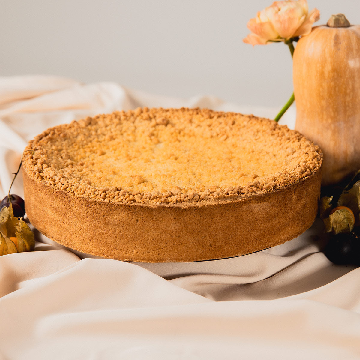 Szarlotka z maślaną kruszonką